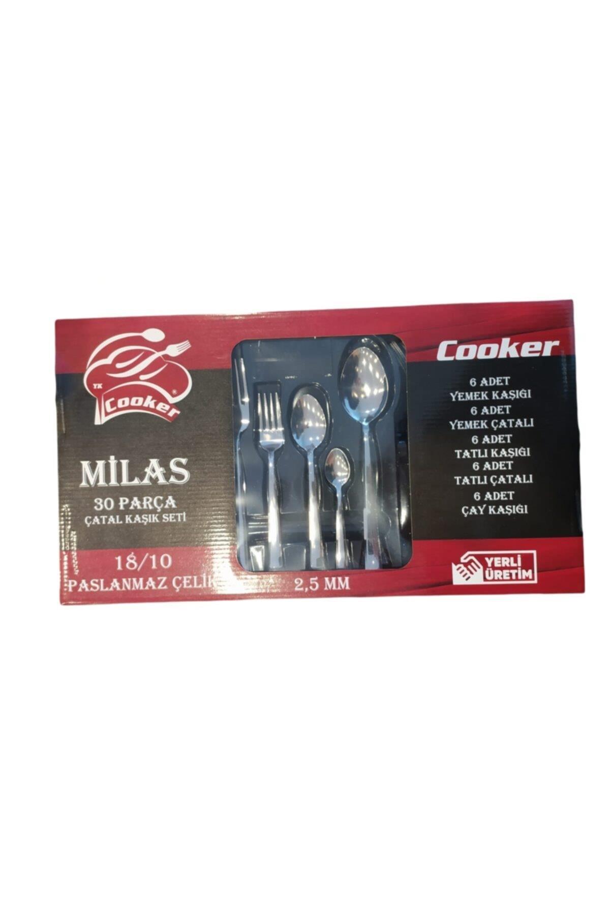 Cooker Vls- Cooker Milas Catal Kaşık Seti 30 Parça Crk2854 6520