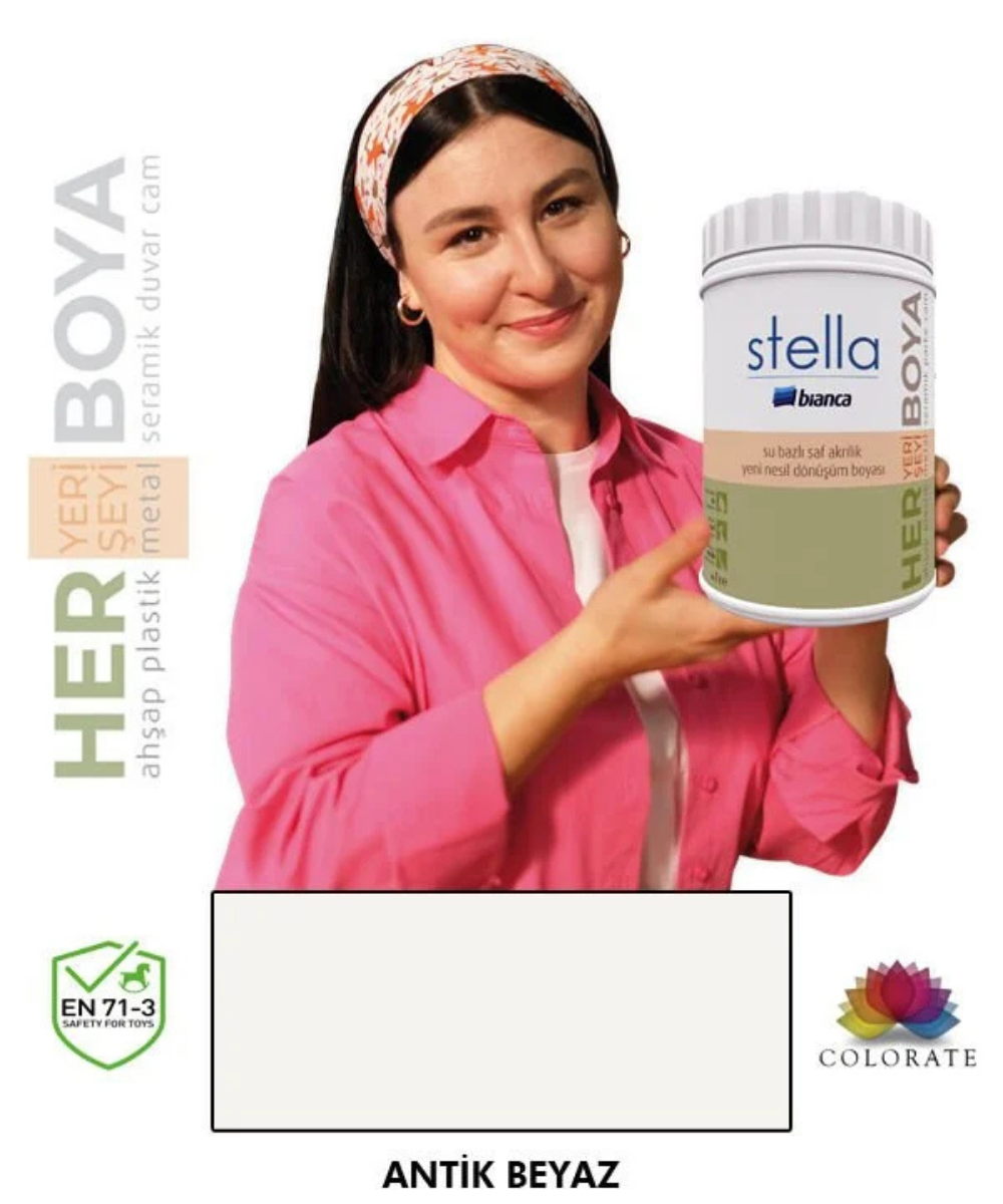 Bianca Stella Su Bazlı Boya Antik Beyaz