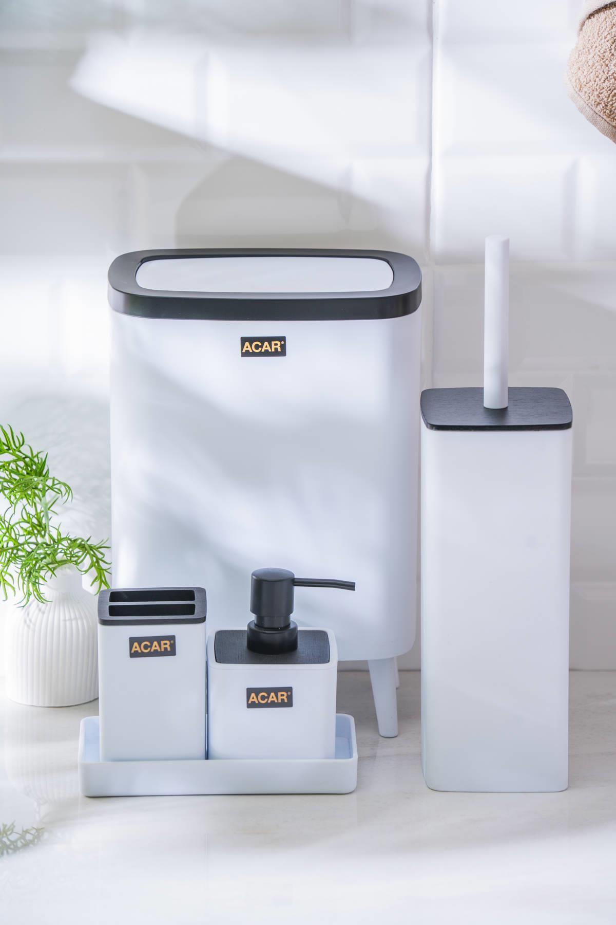 Acar Astoria Akrilik 5 Parça Banyo Seti - Beyaz