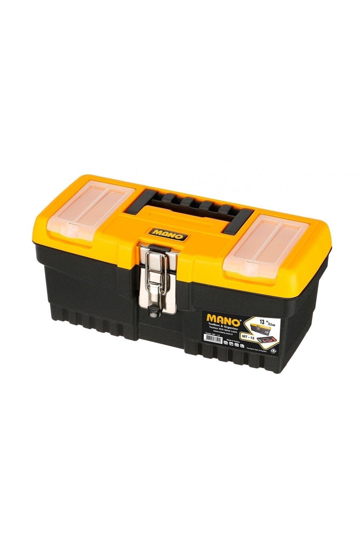 MANO 13'' Organizerli Klasik Metal Kilit Takım Çantası Mt-13