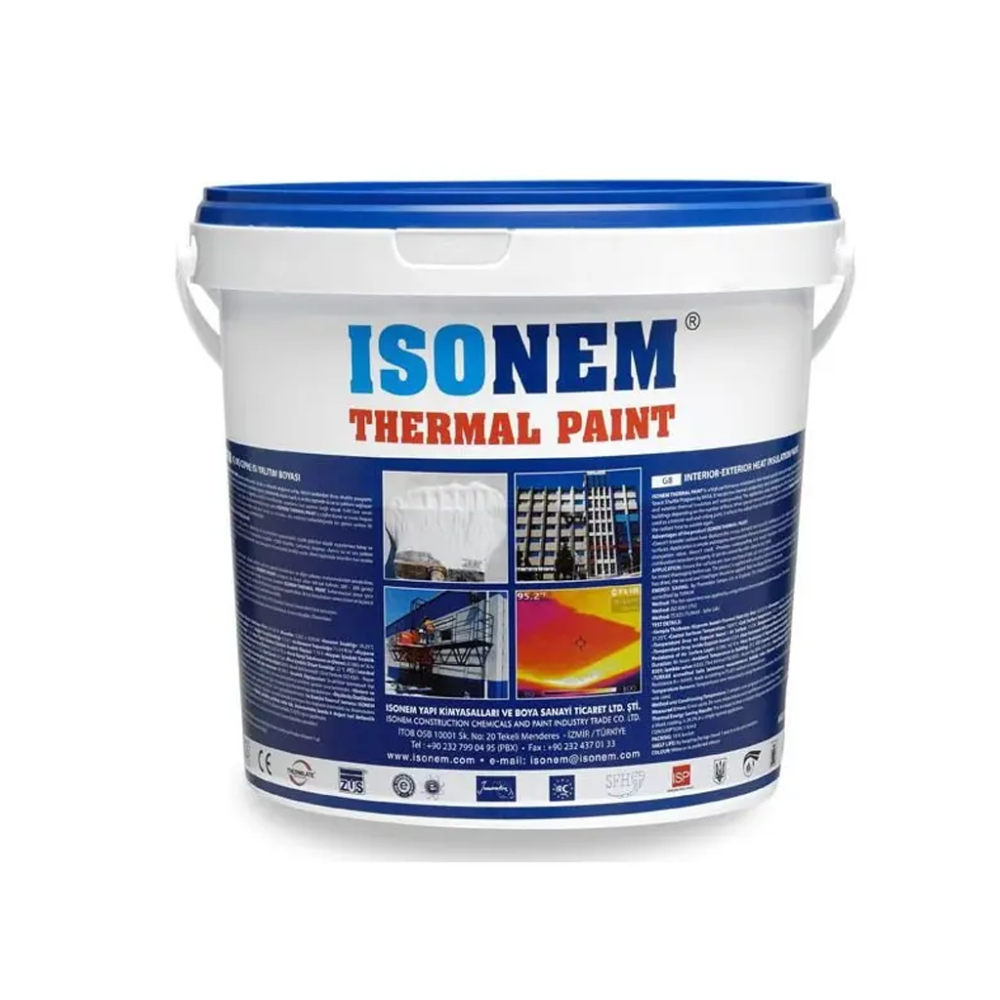 İsonem 18 kg Thermal Paint İç ve Dış Cephe Isı Yalıtım Boyası
