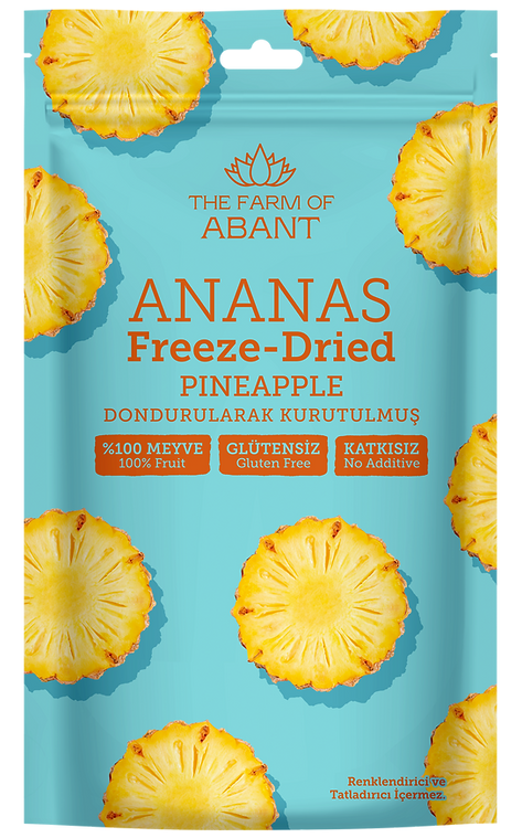 The Farm Of Abant Dondurularak Kurutulmuş Ananas 15 gr