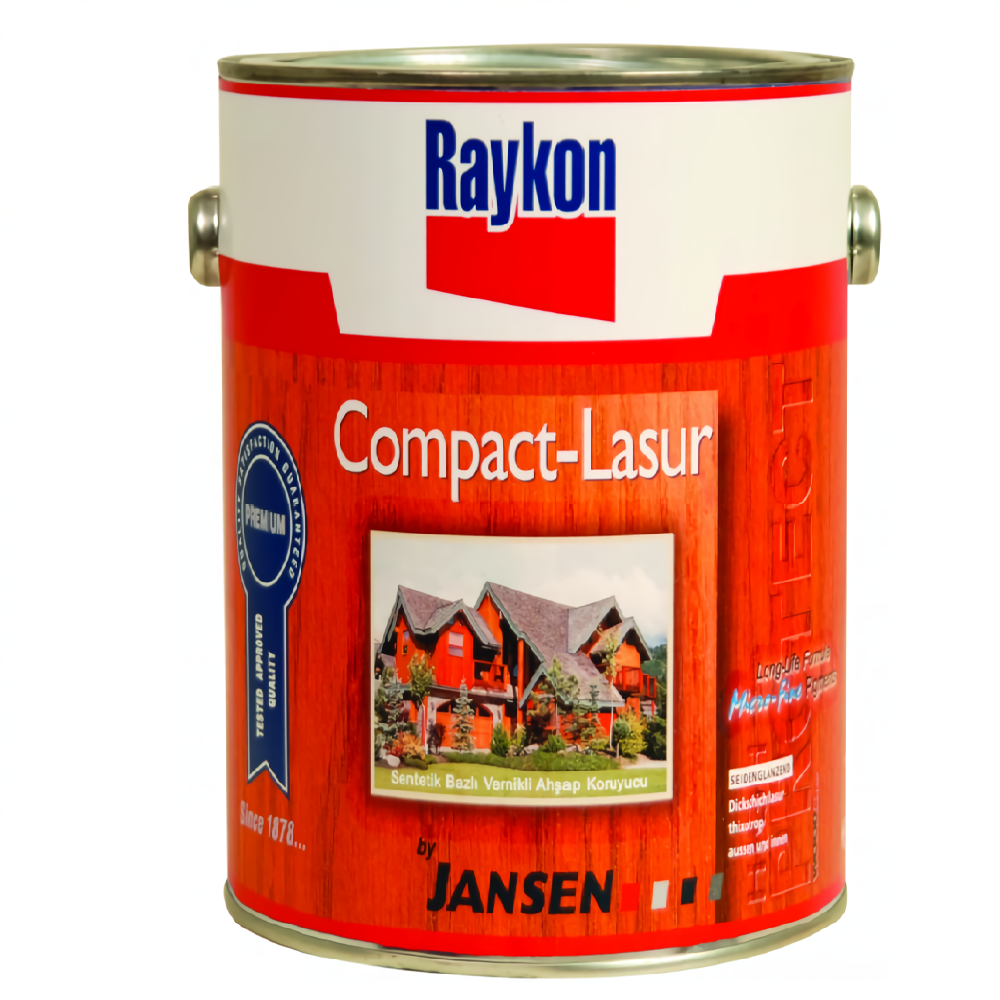 Raykon Jansen Compack Lasur Ahşap Koruyucu 0,75LT - Yeşil