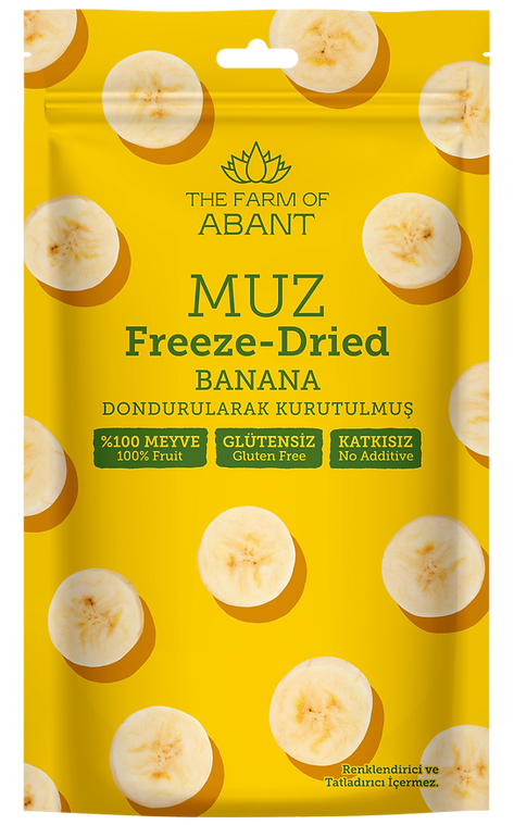 The Farm Of Abant Dondurularak Kurutulmuş Muz 20 gr