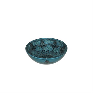 Chez Galip Turquoise Coloured Bowl - Baqqalia.com - The Best Shop to Buy Turkish Food and Products - Worldwide Free Shipping for Every Order Above 100 USD