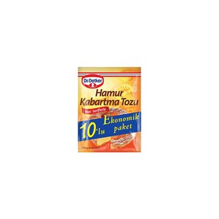 Dr.Oetker Baking Powder 10 Pack 100 Gr - Baqqalia.com - The Best Shop to Buy Turkish Food and Products - Worldwide Free Shipping for Every Order Above 100 USD