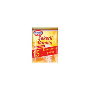 Dr.Oetker Vanillin Sugar 15 Pack 75 Gr - Baqqalia.com - The Best Shop to Buy Turkish Food and Products - Worldwide Free Shipping for Every Order Above 100 USD