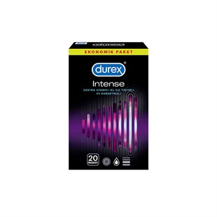 Durex Intense 20 pcs - Baqqalia.com - The Best Shop to Buy Turkish Food and Products - Worldwide Free Shipping for Every Order Above 150 USD