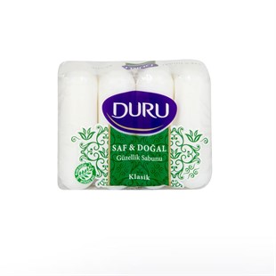 Duru Beauty Soap Pure & Natural Classic 4X70g - Baqqalia.com - The Best Shop to Buy Turkish Food and Products - Worldwide Free Shipping for Every Order Above 150 USD