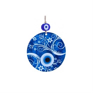 Evil Eye Bead Decorative Glass Wall Ornament - Baqqalia.com - The Best Shop to Buy Turkish Food and Products - Worldwide Free Shipping for Every Order Above 150 USD