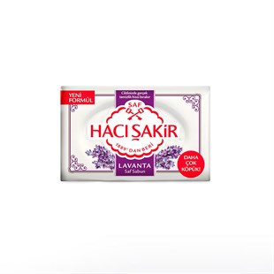 Hacı Şakir Lavender Soap Bar 150g - Baqqalia.com - The Best Shop to Buy Turkish Food and Products - Worldwide Free Shipping for Every Order Above 150 USD