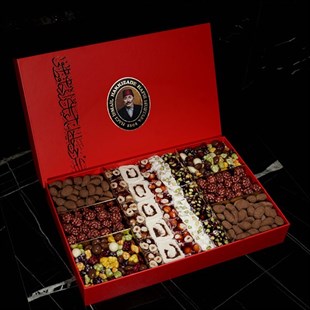 Shop Hafiz Mustafa 1864 Premium Mixed Turkish Delight & Dragee (7 kind in Red Box) 2.1 kg | Baqqalia.com