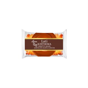 Lati Turkish Delight Between Chocolate Coated Biscuits 45 Gr - Baqqalia.com - The Best Shop to Buy Turkish Food and Products - Worldwide Free Shipping for Every Order Above 100 USD