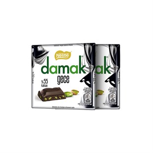 Nestlé Damak Night Pistachio Square Dark Chocolate,2 pack