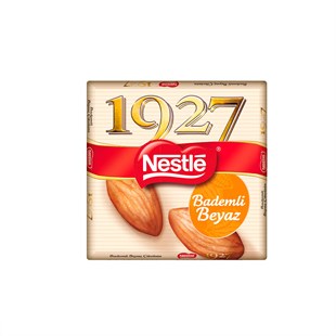 Nestle 1927 Almond White Chocolate 60g - Baqqalia.com - The Best Shop to Buy Turkish Food and Products - Worldwide Free Shipping for Every Order Above 150 USD