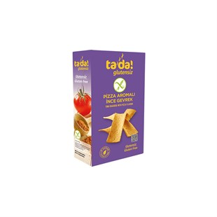Tada Gluten Free Pizza Flavored Thin Crispy 85 G.- Baqqalia.com - The Best Shop to Buy Turkish Food and Products - Worldwide Free Shipping for Every Order Above 100 USD