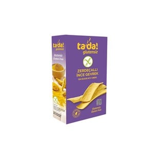 Tada Gluten Free Turmeric Thin Crisp 85 G.- Baqqalia.com - The Best Shop to Buy Turkish Food and Products - Worldwide Free Shipping for Every Order Above 100 USD