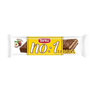 Torku No:1 Special Milk Chocolate Coated Wafer with Hazelnut 32 g - Shop Candy & Chocolate Bars at Baqqalia.com - Best Brands and Products - Free Worldwide Shipping Over $150