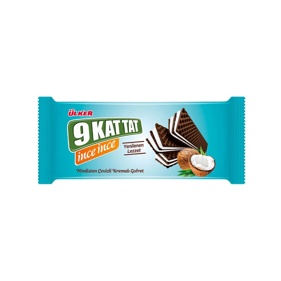 9 Kat Tat Thin Coconut 114 G - Baqqalia.com - The Best Shop to Buy Turkish Food and Products - Worldwide Free Shipping for Every Order Above 150 USD