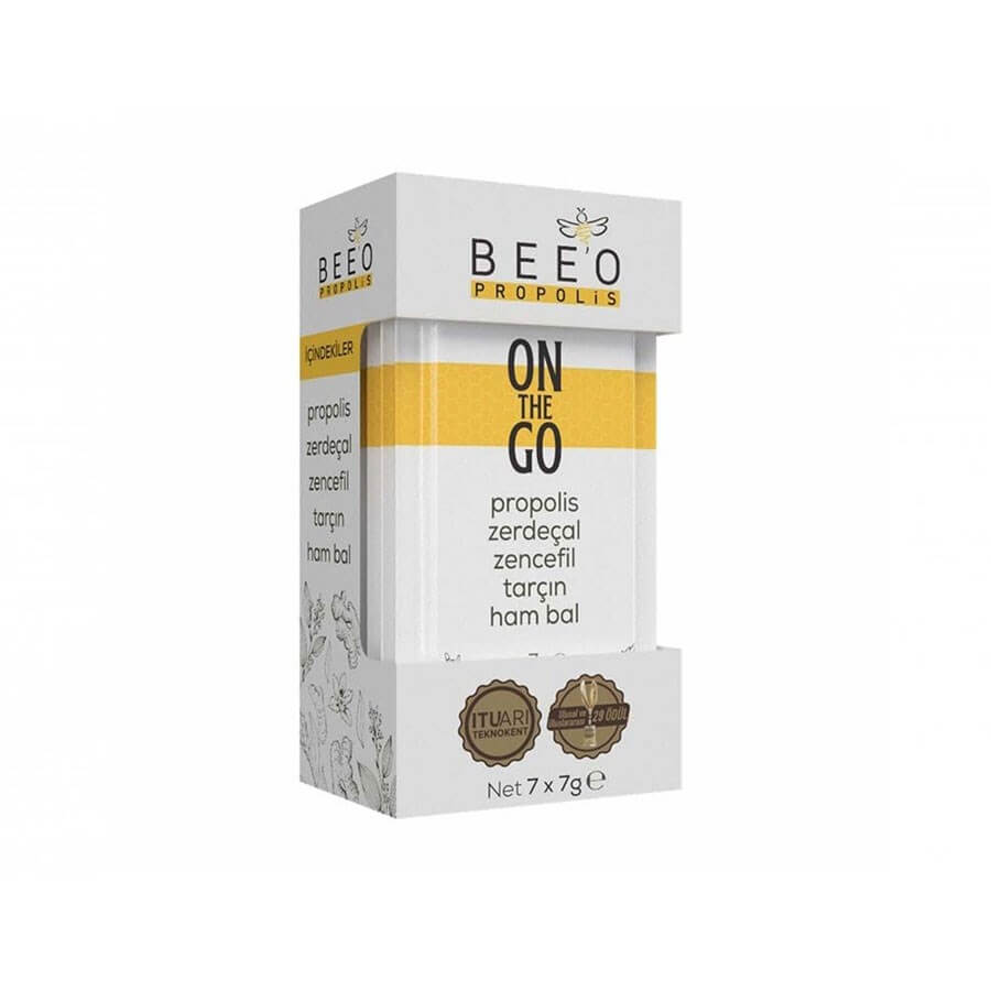 Beeo On The Go Propolis Mix 7*7 G -  Baqqalia.com - The Best Shop to Buy Turkish Food and Products - Worldwide Free Shipping for Every Order Above 150 USD