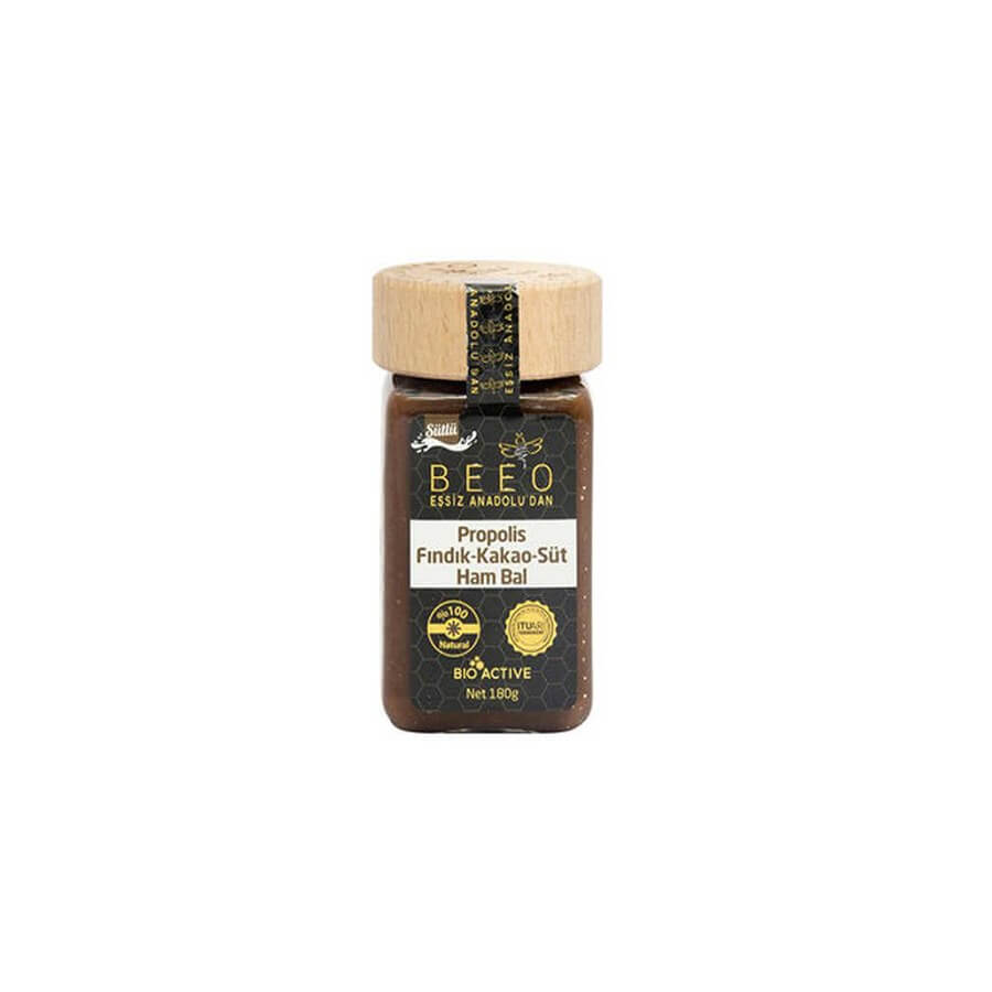 Beeo Propolis Hazelnut- Cocoa- Milk Crude Honey 180 GR