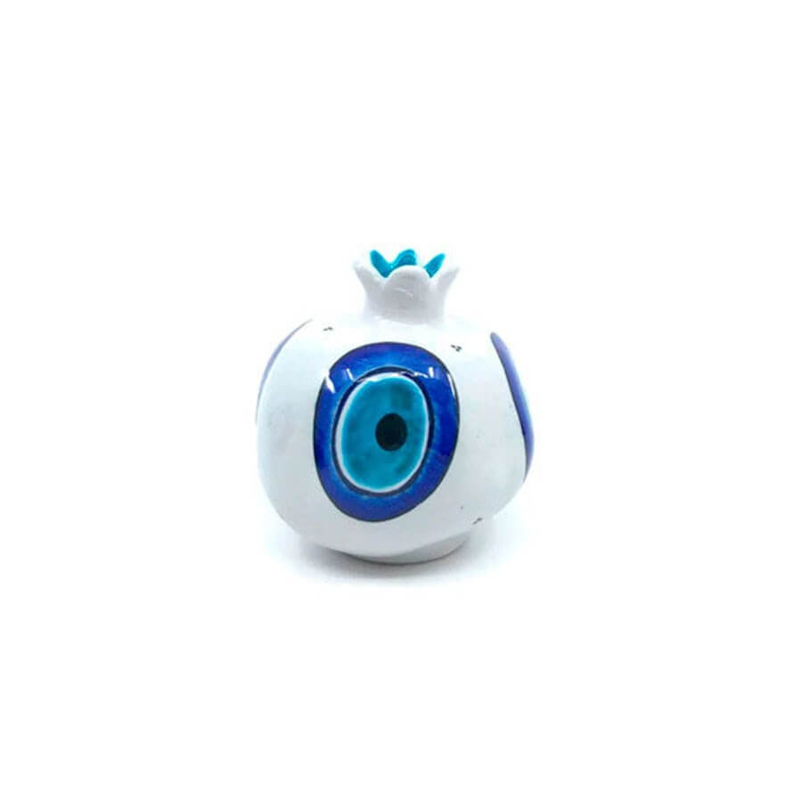 CERAMIC POMEGRANATE | EVIL EYE - Baqqalia.com - The Best Shop to Buy Turkish Food and Products - Worldwide Free Shipping for Every Order Above 150 USD