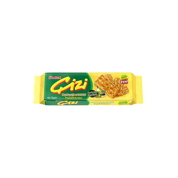 Cizi Olive Oil Thyme Cheese Crackers, 4 pack