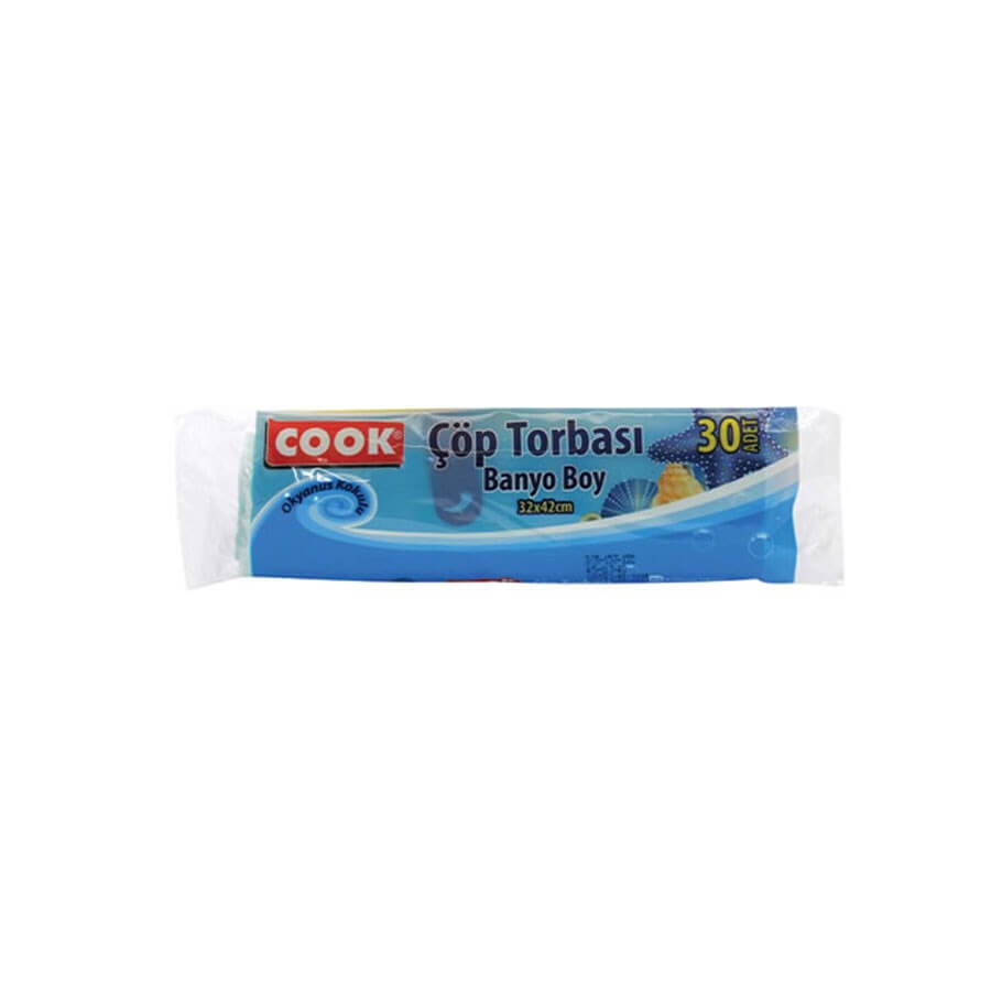 Cook Ocean Scented Garbage Bag Bathroom 30 pcs - Baqqalia.com - The Best Shop to Buy Turkish Food and Products - Worldwide Free Shipping for Every Order Above 150 USD
