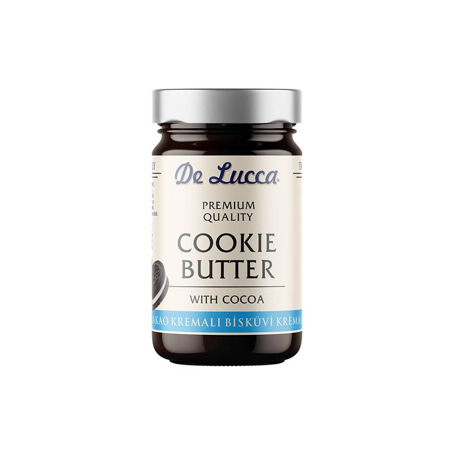 De Lucca Cookie Butter With Cocoa 350 gr.-  Baqqalia.com - The Best Shop to Buy Turkish Food and Products - Worldwide Free Shipping for Every Order Above 150 USD