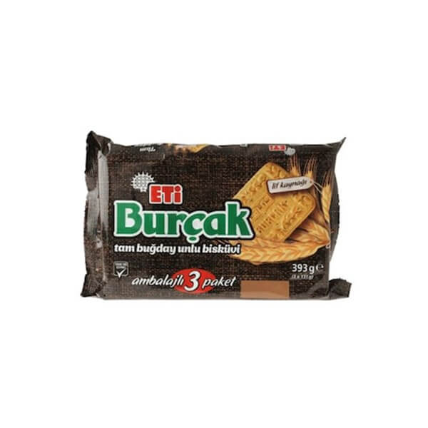 Eti Burçak Wheat Biscuit 131g, 3 pack