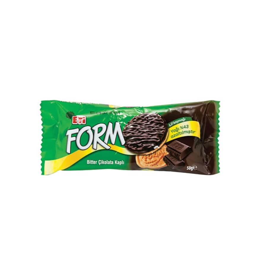 Eti Form Biscuit Chocolate Covered Fibrous 56 G - Baqqalia.com - The Best Shop to Buy Turkish Food and Products - Worldwide Free Shipping for Every Order Above 150 USD

