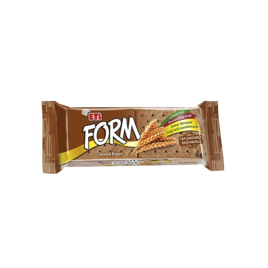 Eti Form Biscuits With Whole Wheat 45 G - Baqqalia.com - The Best Shop to Buy Turkish Food and Products - Worldwide Free Shipping for Every Order Above 150 USD