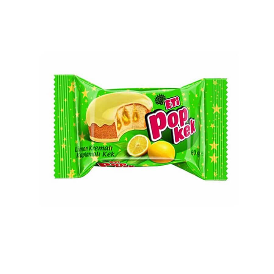 Eti Popkek Lemon 60 G - Baqqalia.com - The Best Shop to Buy Turkish Food and Products - Worldwide Free Shipping for Every Order Above 150 USD

