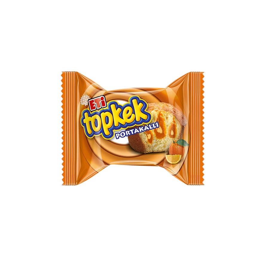 Eti Topkek with Orange 40 G - Baqqalia.com - The Best Shop to Buy Turkish Food and Products - Worldwide Free Shipping for Every Order Above 150 USD