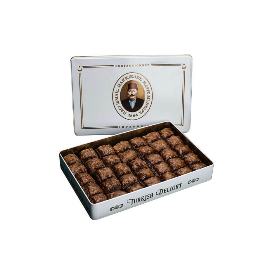 Hafiz Mustafa Chocolate Pistachio Baklava (L Metal Box) 1.8kg