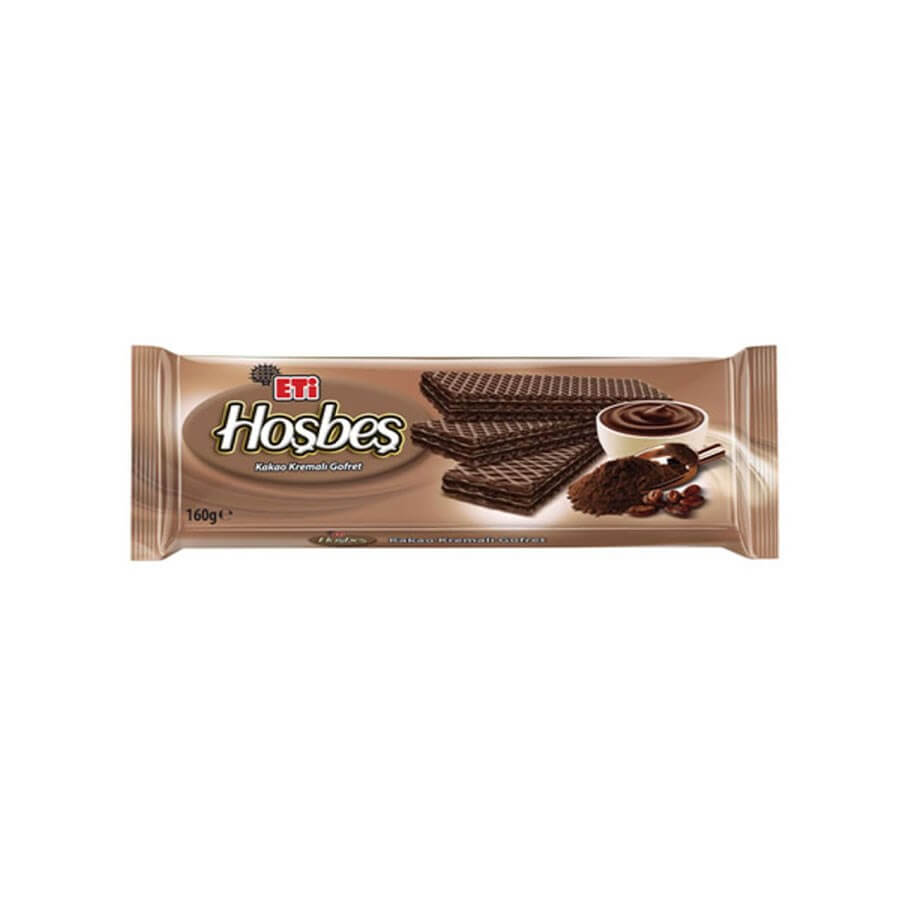 Hoşbeş Wafer with Cocoa Cream 142 G - Baqqalia.com - The Best Shop to Buy Turkish Food and Products - Worldwide Free Shipping for Every Order Above 150 USD