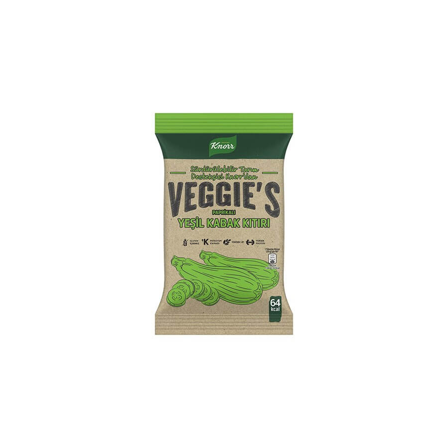 Knorr Veggie's Green Zucchini Crumbs with Paprika 20 G - Baqqalia.com - The Best Shop to Buy Turkish Food and Products - Worldwide Free Shipping for Every Order Above 100 USD