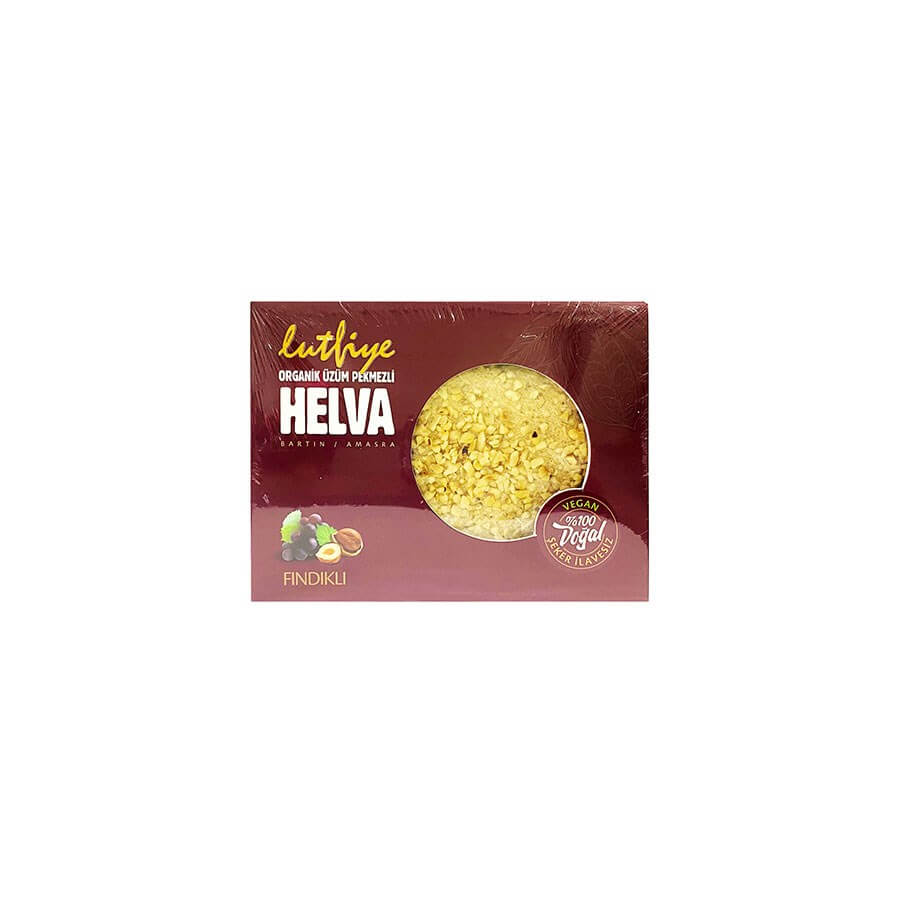 Lütfiye Tahini Halva with Organic Grape Molasses and Hazelnut (No Sugar Added) - Baqqalia.com - Best Shop to Buy Turkish Food and Products - Free Worldwide Express Delivery over $150 - 