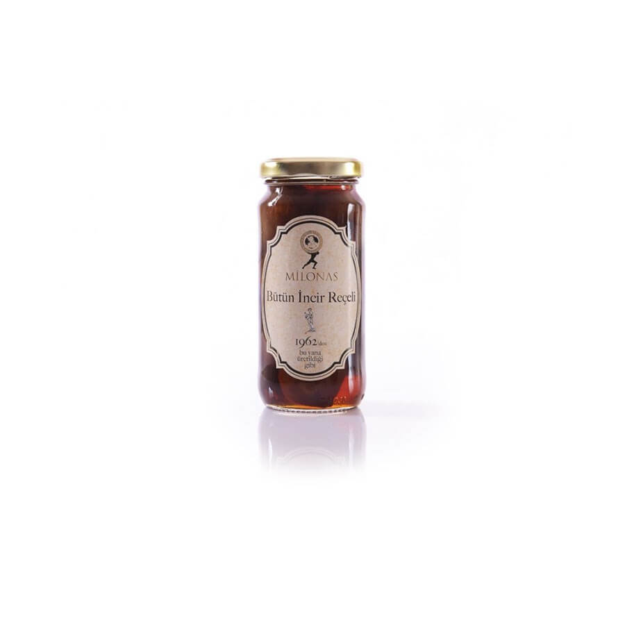 Milonas Fig Jam 300Gr - Baqqalia.com - One-Stop-Shop for Turkey's Best Jam Brands - Enjoy best prices with free worldwide shipping for every order over $150