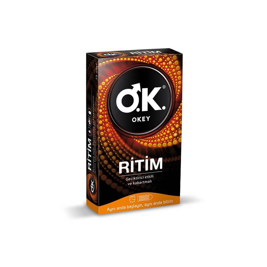 Okey Rhythm Condom 10 pcs - Baqqalia.com - The Best Shop to Buy Turkish Food and Products - Worldwide Free Shipping for Every Order Above 150 USD
