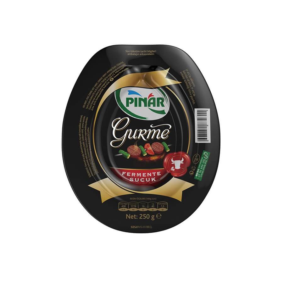 Pınar Gourmet Sucuk 250 G -  Baqqalia.com - The Best Shop to Buy Turkish Food and Products - Worldwide Free Shipping for Every Order Above 150 USD