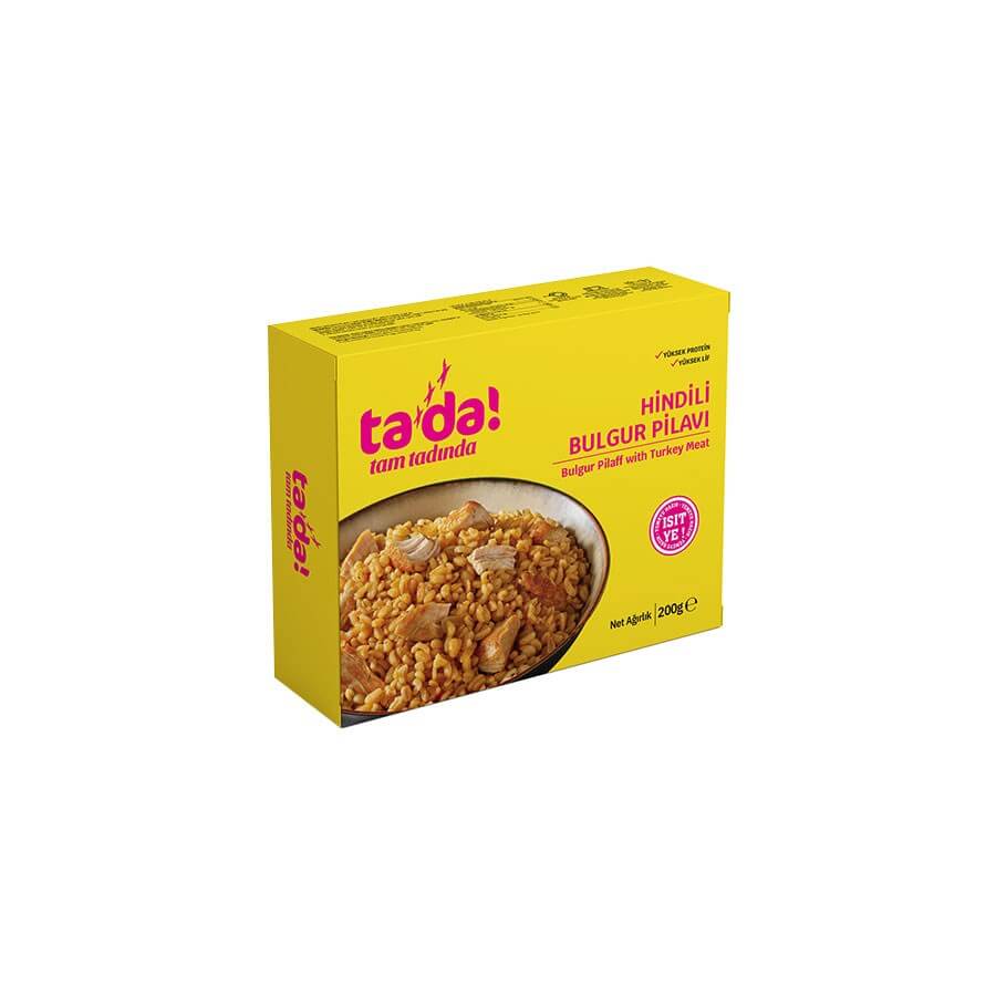 Tada Turkey Bulgur Pilaf 200G. - Baqqalia.com - The Best Shop to Buy Turkish Food and Products - Worldwide Free Shipping for Every Order Above 100 USD