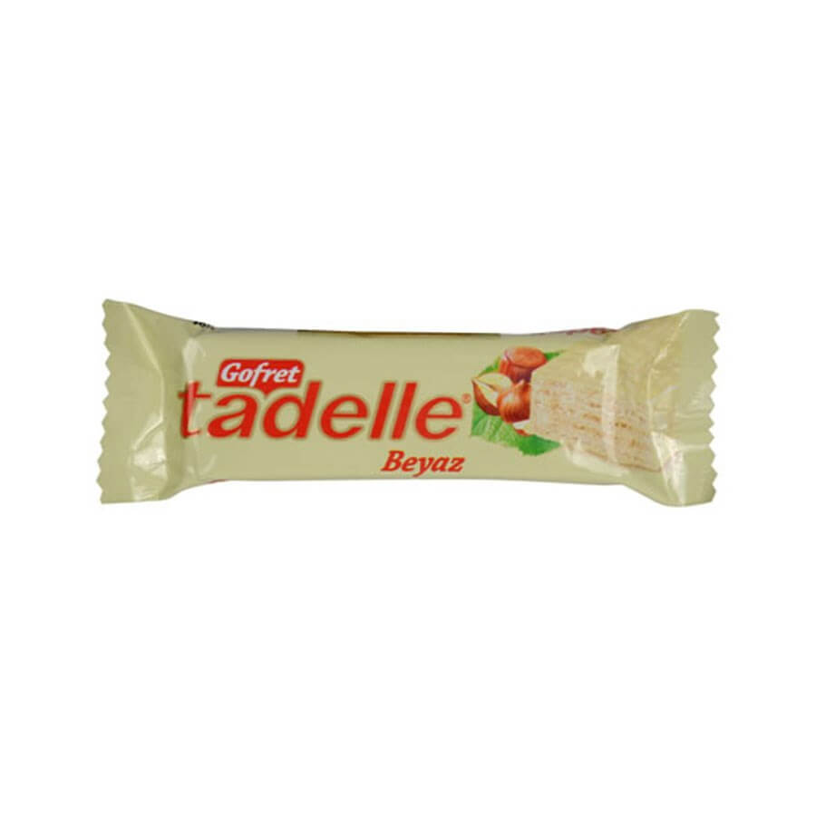 Tadelle White Chocolate Wafer 35 G - Baqqalia.com - The Best Shop to Buy Turkish Food and Products - Worldwide Free Shipping for Every Order Above 150 USD

