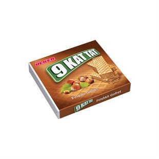 9 Kat Tat Wafer with Hazelnut 39 G - Baqqalia.com - The Best Shop to Buy Turkish Food and Products - Worldwide Free Shipping for Every Order Above 150 USD