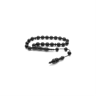 Barley Cut with Caliper Workmanship Erzurum Oltu Stone Rosary (M-4) - Baqqalia.com - The Best Shop to Buy Turkish Food and Products - Worldwide Free Shipping for Every Order Above 150 USD