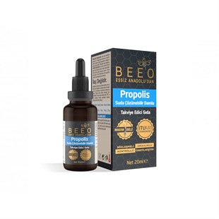 Beeo Propolis Water Soluble Drops 20 Ml -  Baqqalia.com - The Best Shop to Buy Turkish Food and Products - Worldwide Free Shipping for Every Order Above 150 USD