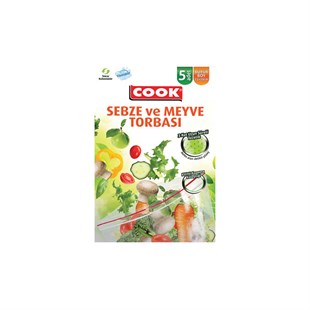 Cook Vegetable And Fruit Bag 5 pcs - Baqqalia.com - The Best Shop to Buy Turkish Food and Products - Worldwide Free Shipping for Every Order Above 150 USD