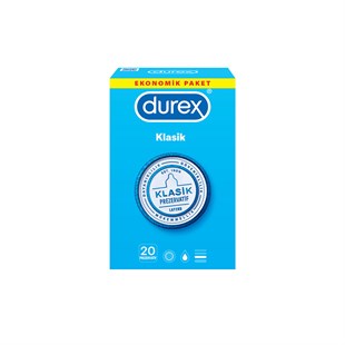 Durex Classic 20 pcs - Baqqalia.com - The Best Shop to Buy Turkish Food and Products - Worldwide Free Shipping for Every Order Above 150 USD