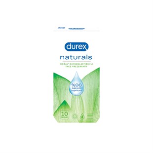 Durex Naturals 10pcs - Baqqalia.com - The Best Shop to Buy Turkish Food and Products - Worldwide Free Shipping for Every Order Above 150 USD