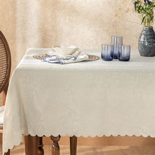 English Home Luke Polyester Table Cloth 150x200 Cm Gray - Baqqalia.com - The Best Shop to Buy Turkish Food and Products - Free Worldwide Express Shipping Over $198